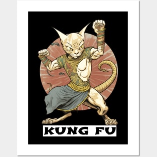 Kung Fu Cat Posters and Art